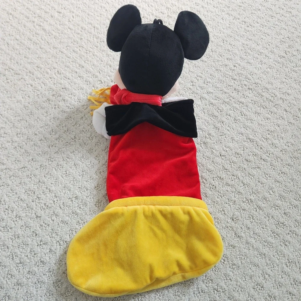Disney Parks Authentic Mickey Mouse Christmas Stocking Plush Head Scarf 20